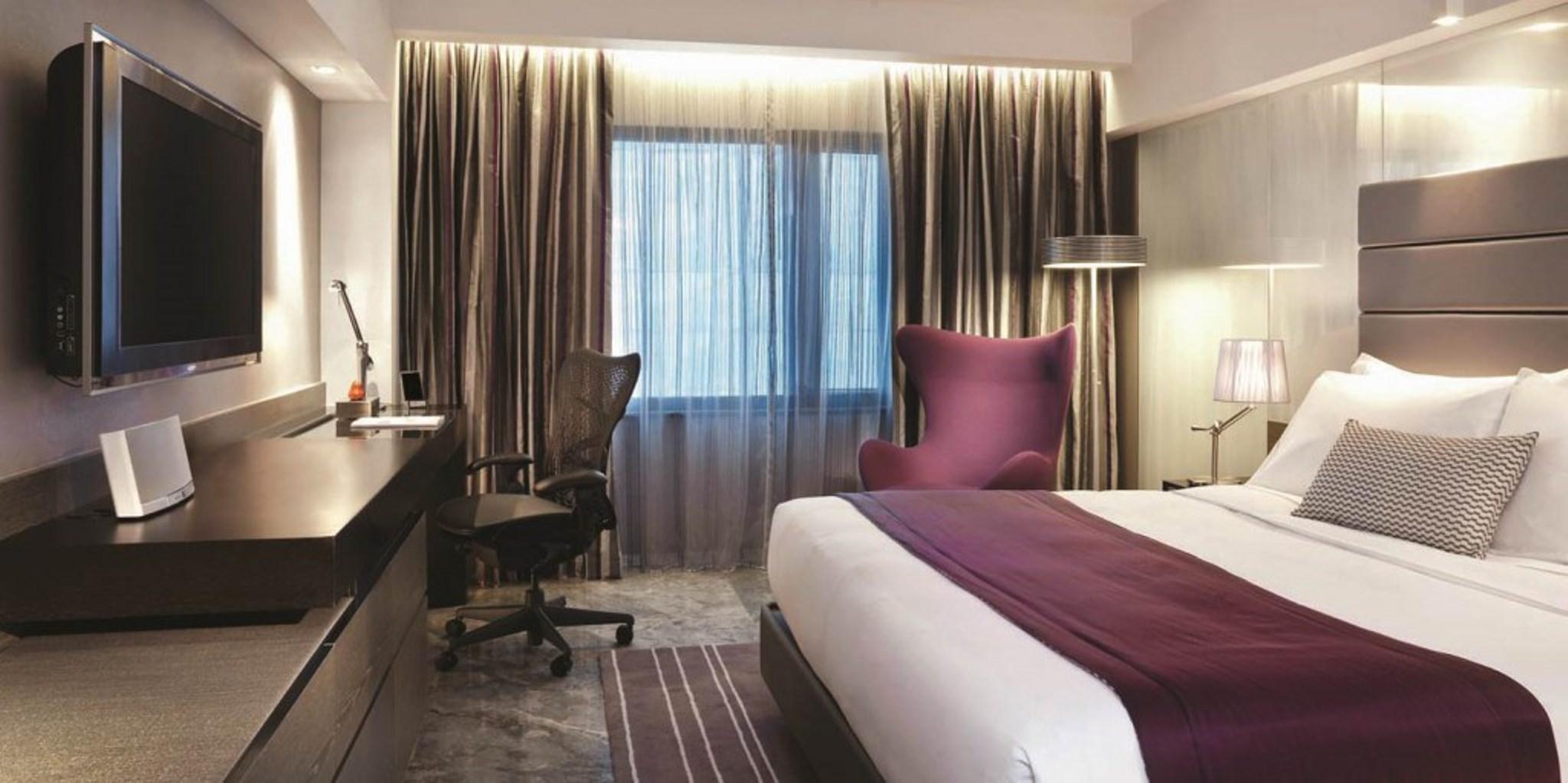 Hotel The Mira Hongkong Exterior foto A typical room at the hotel
