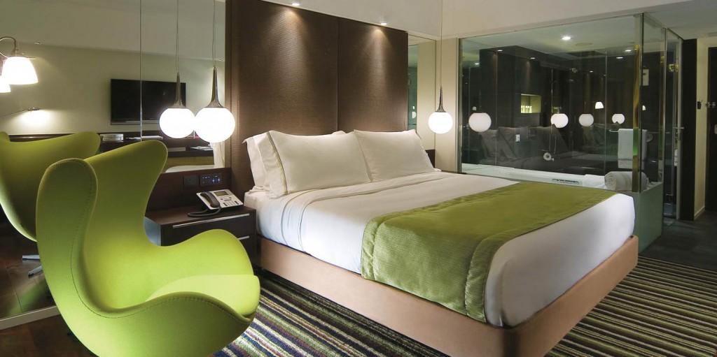 Hotel The Mira Hongkong Exterior foto A room at the hotel